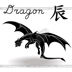 Chinese Zodiac Sign Dragon - vector image