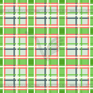 Seamless checkered pattern in warm hues - vector clip art