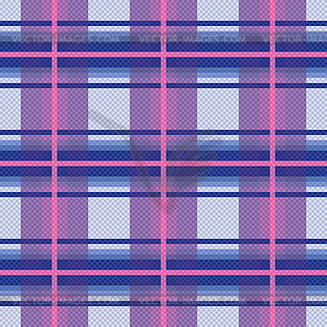 Seamless checkered pattern in violet, blue and pink - royalty-free vector image