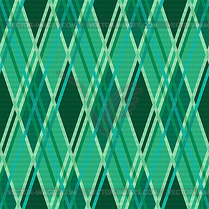 Seamless rhombic pattern in Emerald - vector clipart