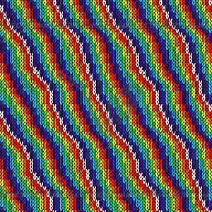 Шаблон с многоцветной чередующимися полосами - клипарт в векторном виде