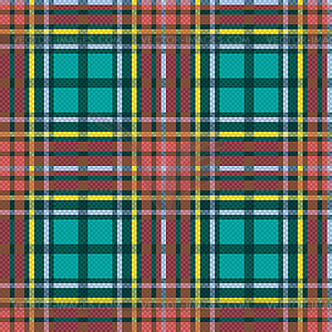 Seamless checkered pattern - vector clipart