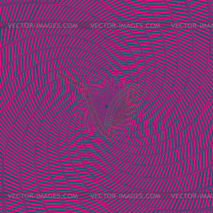 Абстрактный вращающийся узор в розовом и темном - клипарт в векторном виде