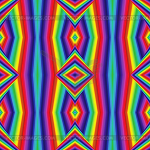 Abstract geometric pattern in spectrum colors - vector clipart