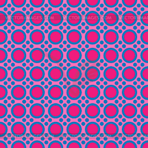 Seamless pattern with round details - vector image