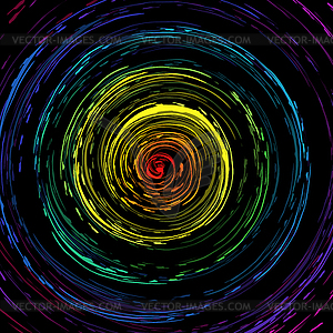 Colorful whirl pattern - vector image