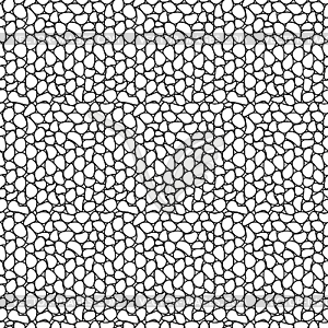 Abstract pebble seamless pattern - vector clipart