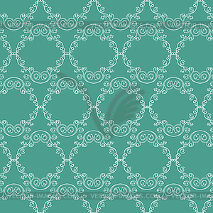 Seamless floral ornament - royalty-free vector clipart