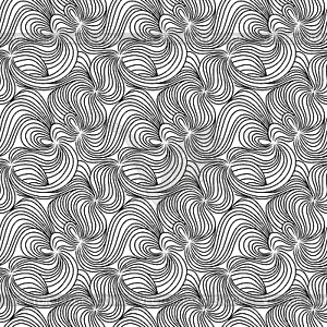 Monochrome seamless pattern - vector clipart