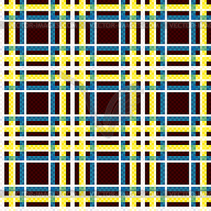 Seamless checkered bright texture - vector image