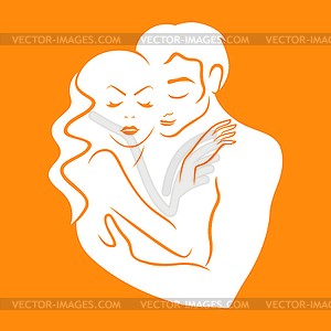 Logo of gentle love - royalty-free vector clipart