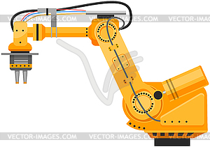 Equipment, machine for working at production. Devic - vector clipart