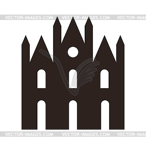 Cathedral icon - vector image