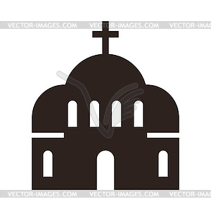 Church icon - vector image