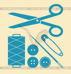 Haberdashery set - vector clipart