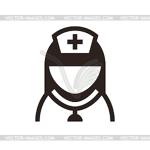 Nurse icon - vector clipart