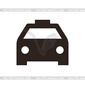 Taxi icon - vector clip art