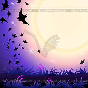 Halloween Party Background - vector clip art