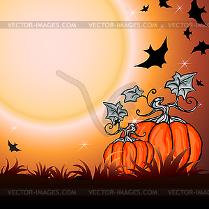 Halloween Party Background - vector image
