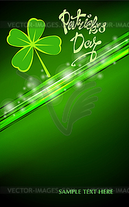 Background for Patrick s day poster - vector clipart / vector image