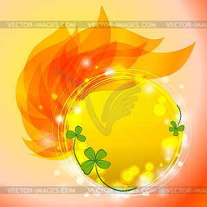 Background for Patrick s day poster - vector image