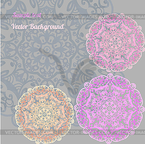 Romantic background delicate oriental watercolor - vector clip art