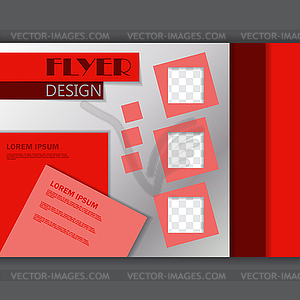 Background concept design for brochure - vector clipart