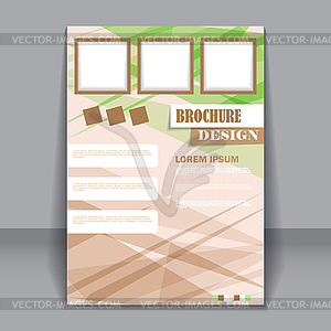 Business brochure, flyer for design - vector clipart