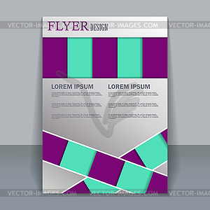 Flyer template for design - vector clip art