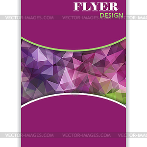 Presentation of business poster - stock vector clipart