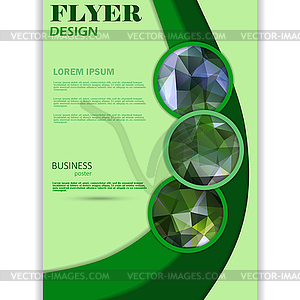 Presentation of business poster - vector clipart