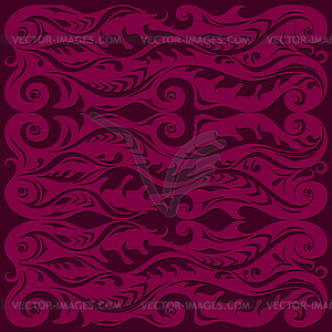 Background with hand-drawing of modern ornament - vector clipart