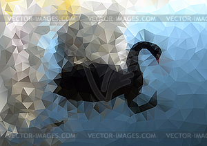 Abstract modern polygonal background - vector clipart