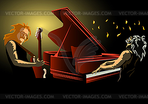 Rock concert - stock vector clipart