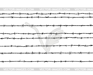 Barbed wire - vector image