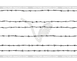 Barbed wire - vector clip art