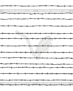 Barbed wire - royalty-free vector image