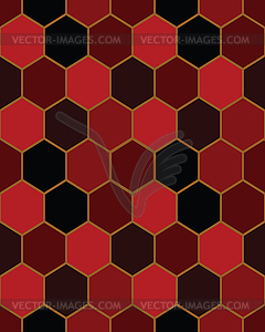 Hexagon seamless pattern - vector clip art