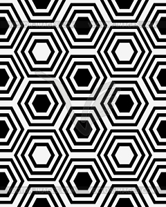 Hexagon seamless pattern - vector clipart