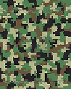 Digital fashion camouflage - vector image