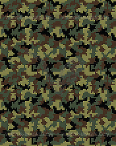  digital camouflage pattern - vector image