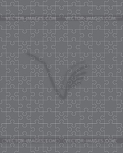 Gray puzzle, seamless - vector clipart