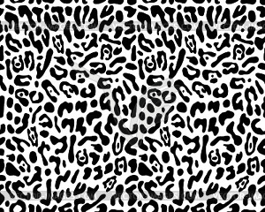  pattern of leopard skin - vector image