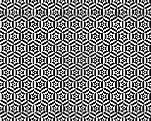 Hexagon seamless pattern - vector image