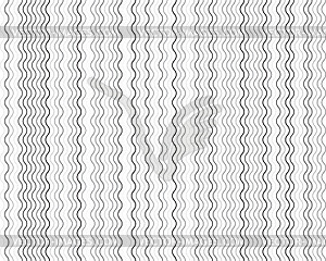Seamless wavy lines  pattern - stock vector clipart
