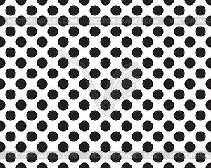 Black circles, seamless pattern - stock vector clipart