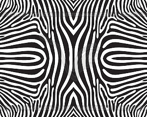 Seamless pattern of zebra skin - vector clip art