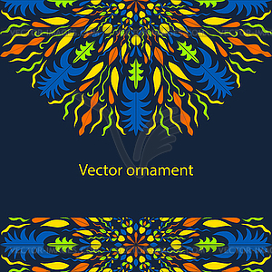 Modern pattern with vivid elements - vector image