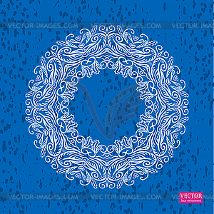 Background with lace ornament- - vector clip art