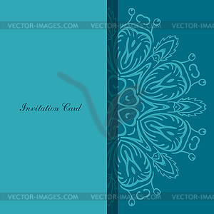 Invitation card - royalty-free vector image